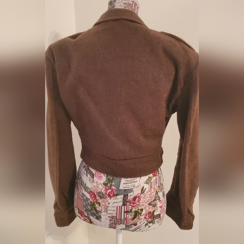 Vintage Banana Republic Military Jacket with Gold Buttons - Picture 6 of 10